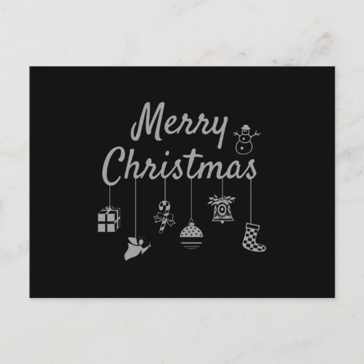 Merry Kerstversients Briefkaart (Voorkant)