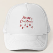 Merry Kerstversients Trucker Pet (Voorkant)