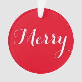 "Merry"-kerstversiering Ornament