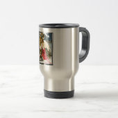 Merry kerstviage-kerstengel-design reisbeker (Voorkant rechts)