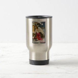 Merry kerstviage-kerstengel-design reisbeker