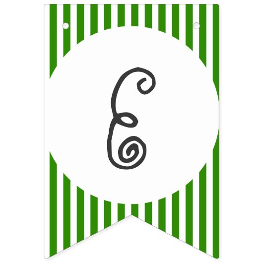 Merry Kerstwhimsical-typografie Vlaggetjes (Tweede vlag)