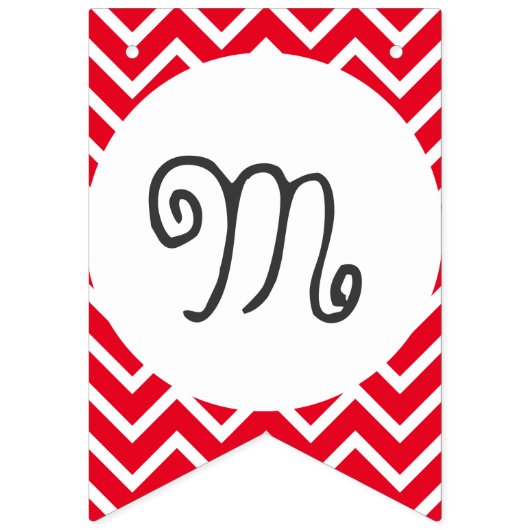 Merry Kerstwhimsical-typografie  Vlaggetjes (Eerste vlag)