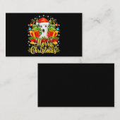 Merry Kerstwhippet mam Pap Pasen Informatiekaartje (Voorkant / Achterkant)