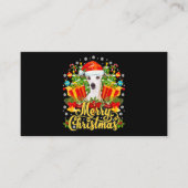 Merry Kerstwhippet mam Pap Pasen Informatiekaartje (Voorkant)