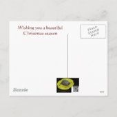 Merry KerstWild Turkey Feestdagenkaart (Achterkant)