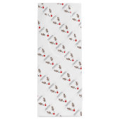 Merry Kerstwinking Rudolph Wijn Cadeautas (Achterkant)