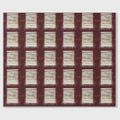 Merry KerstWinter Parchment Icicle Snowflakes Cadeaupapier (Vlak)