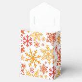 Merry KerstWinter Snowflake Pattern Bedankdoosjes (Geopend)