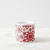 Merry KerstWinter Snowflake Pattern Espresso Kop (Voorkant)