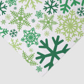 Merry KerstWinter Snowflake Pattern Tissuepapier (Detail)