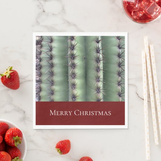 Merry Kerstwoestijn Cactus Southwest Servet (Insitu)