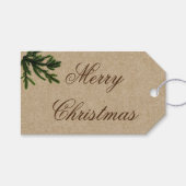 Merry KerstWord Art Cadeaulabel (Voorkant (Horizontaal))