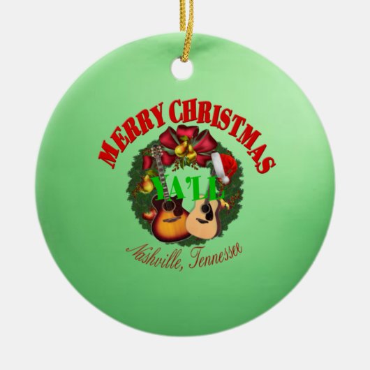 Merry KerstYall Ornament (Voorkant)