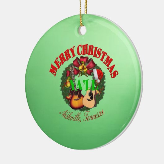 Merry KerstYall Ornament (Links)