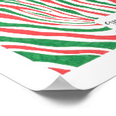 Merry KerstZebra Print (Hoek)