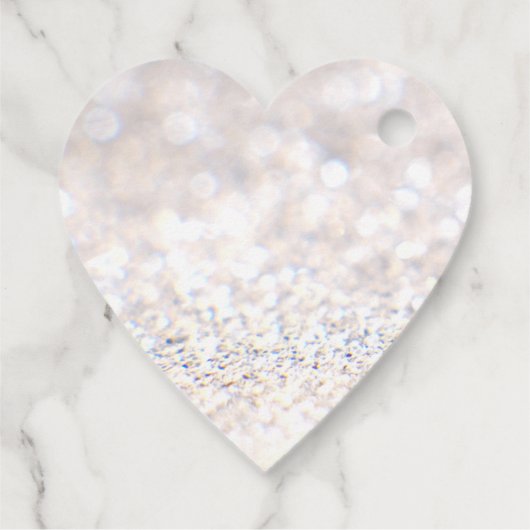 Merry Kerstzilver glitter Bedankjes Labels (Achterkant)