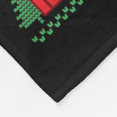 Merry Kickmas Christmas Voetbal Ugly Youth Swe Fleece Deken (Hoek)