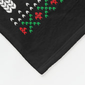 Merry Kickmas Karate Jiu Jitsu Ugly Christmas Xmas Fleece Deken (Hoek)