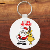 Merry Kickmas Sleutelhanger (Voorkant)
