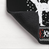 Merry Kickmas Ugly Kerstmis Karate Jiu Jitsu Mart Muismat (Hoek)