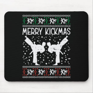Merry Kickmas Ugly Kerstmis Karate Jiu Jitsu Mart Muismat