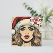 Merry Kismas Retro Stripboek Kerstmis (Staand voorkant)