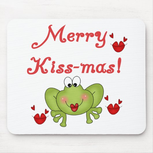 Merry Kiss-Mas Tshirts en Gifts Muismat (Voorkant)