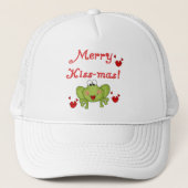 Merry Kiss-Mas Tshirts en Gifts Trucker Pet (Voorkant)