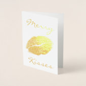 Merry Kisses Folie Kaarten (Voorkant)