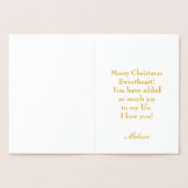 Merry Kisses Folie Kaarten (Binnen)