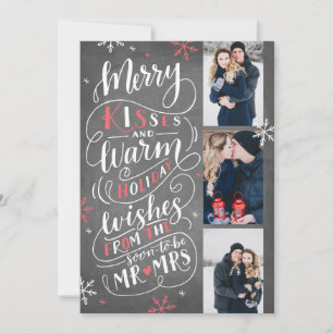 Merry Kisses Warm bewaart Datum 3 Rood Save The Date