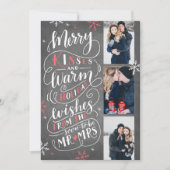 Merry Kisses Warm bewaart Datum 3 Rood Save The Date (Voorkant)