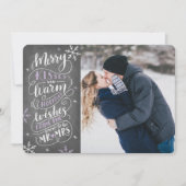 Merry Kisses Warm wil de Datum foto opslaan Save The Date (Voorkant)