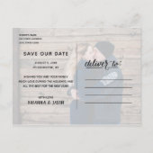 Merry Kisses Warme Vakantie Wensen | Red Save Date Aankondigingskaart (Achterkant)