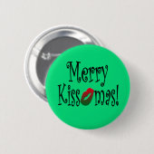 Merry Kissmas Button (Voorkant /achterkant)