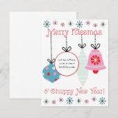 Merry Kissmas & Chappy New Year EOS Lip Balm Card Kaart (Voorkant / Achterkant)
