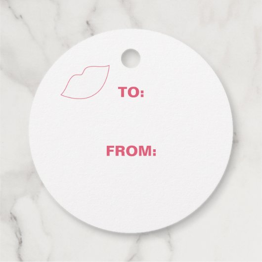 Merry Kissmas Gift Label (Achterkant)