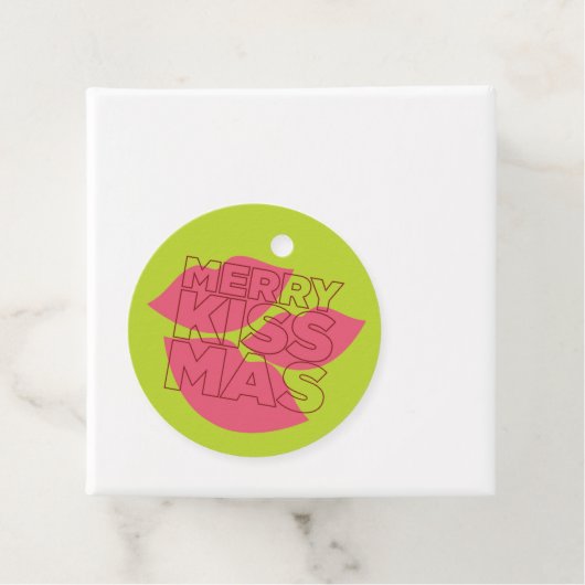 Merry Kissmas Gift Label (In situ)