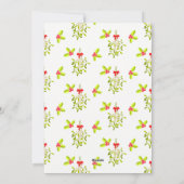 Merry Kissmas Mistletoe Christmas Kaarten (Achterkant)