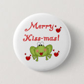 Merry Kissmas Ronde Button 5,7 Cm (Voorkant)