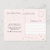 Merry Kissmas Script | Chique stijlvolle & trendy  Feestdagenkaart (Achterkant)