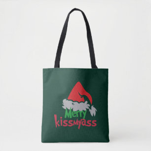 Merry Kissmyass Grappige Kerst Tas