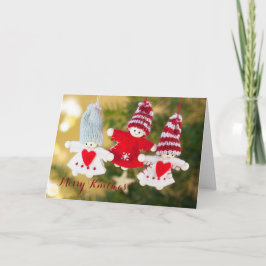 Merry Knitmas-kaart Feestdagen Kaart