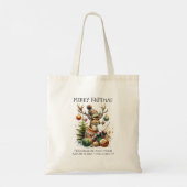 Merry Knittmas Breien Kerstmis Tote Bag (Achterkant)