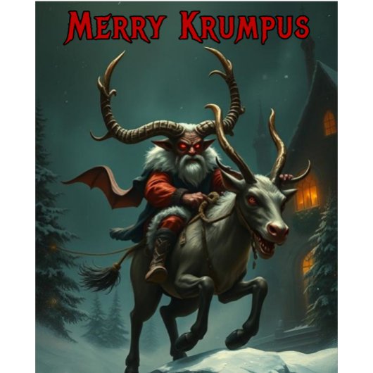 Merry Krampus Demon T-shirt
