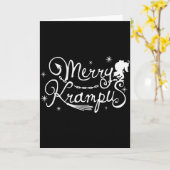 Merry Krampus German Folklore Christmas For Krampu Kaart (Gele Bloem)