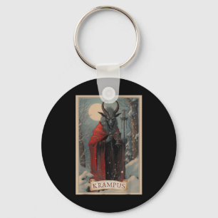 Merry Krampus Horror Kerst Lelijke Trui Kwaad P Sleutelhanger