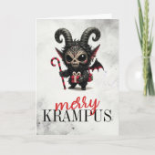 Merry Krampus Kaart (Voorkant)