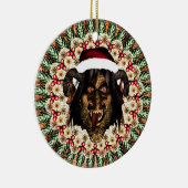 Merry Krampus Keramisch Ornament (Rechts)